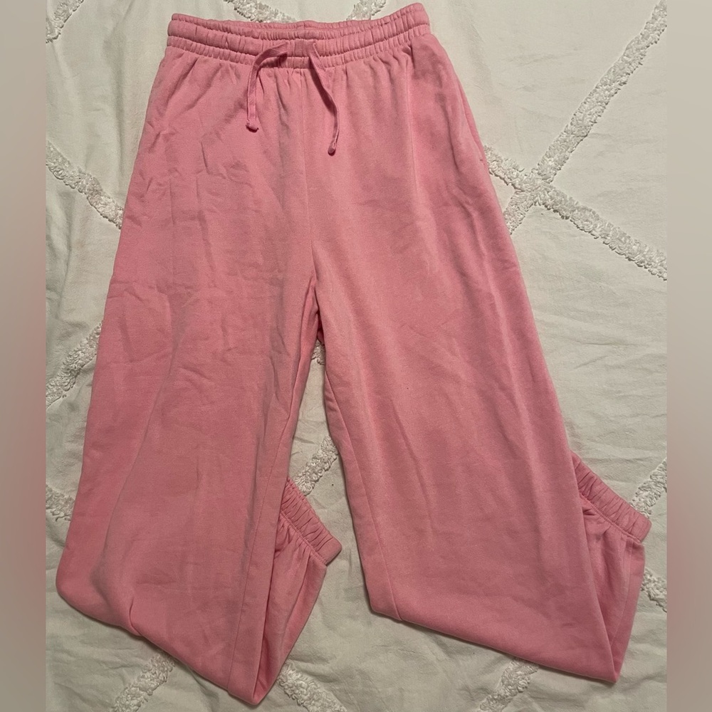 Pink sweatpants